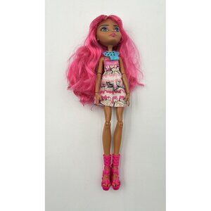 Ever After High Doll Ginger Breadhouse Doll Headband Book Party Pink Hair